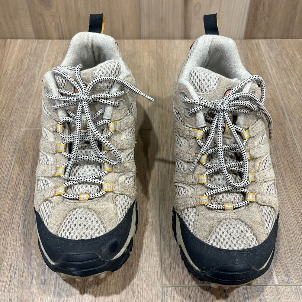 Merrell Moab Ventilator Taupe Hiking Performance Vibram Shoes 9.5 No insoles